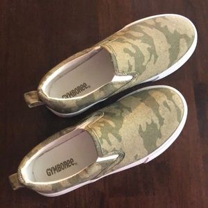 Boys Slip-On Sneakers in Camo